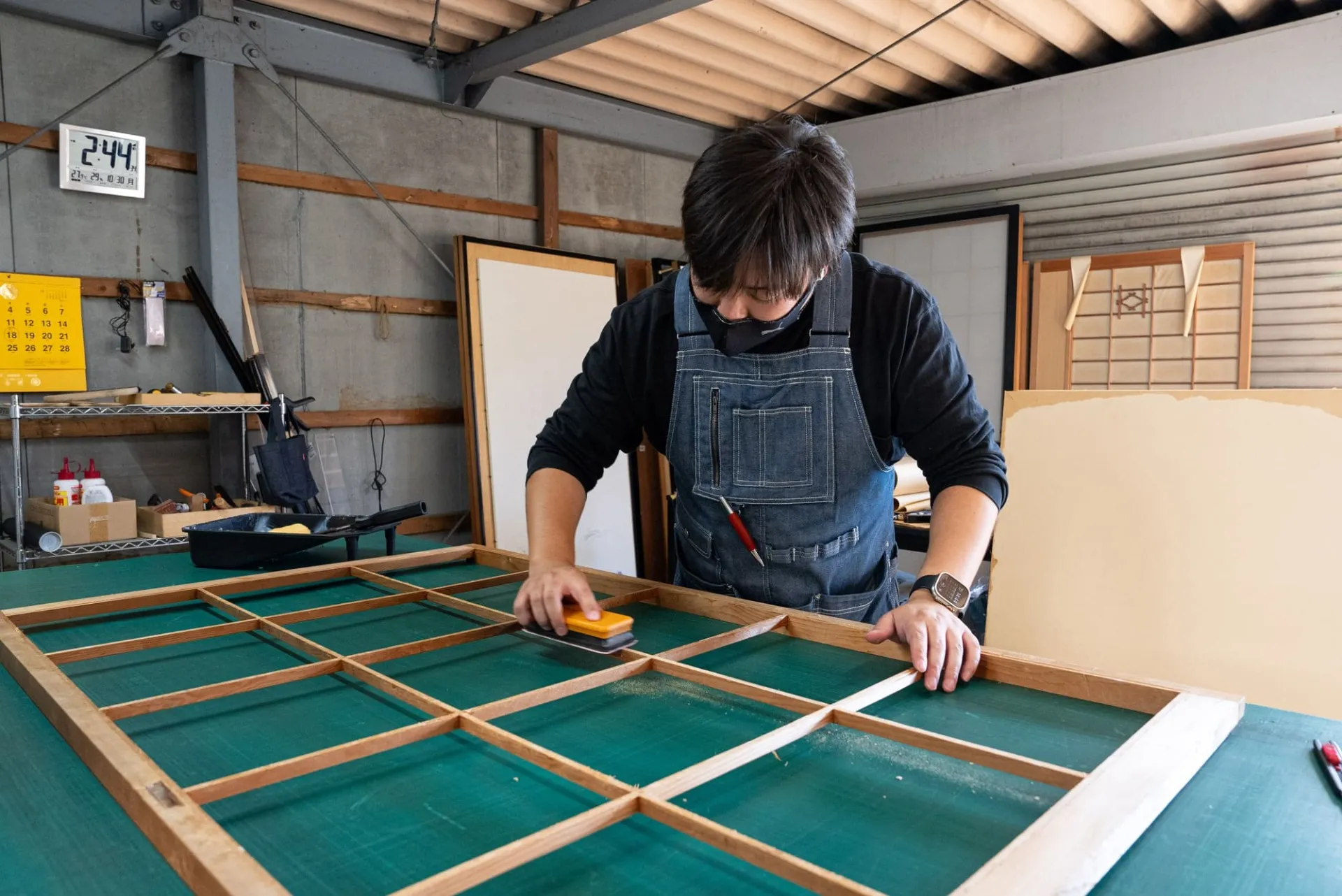 障子の張り替え